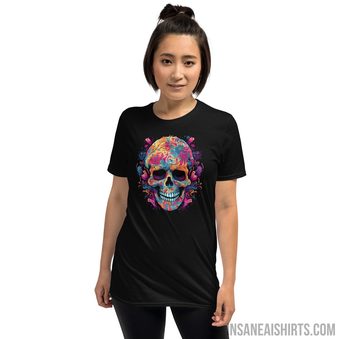 Insane AI Shirts- Psychedelic Skull Hippie