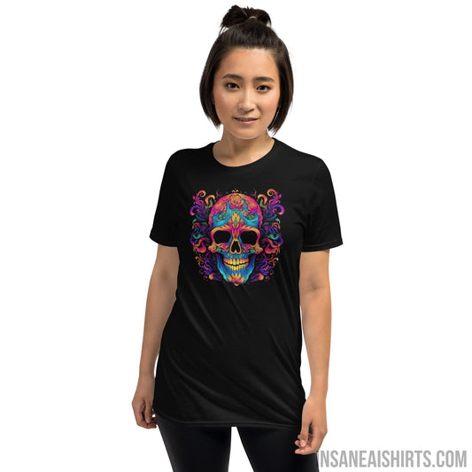 Insane AI Shirts- Psychedelic Skull Paisley