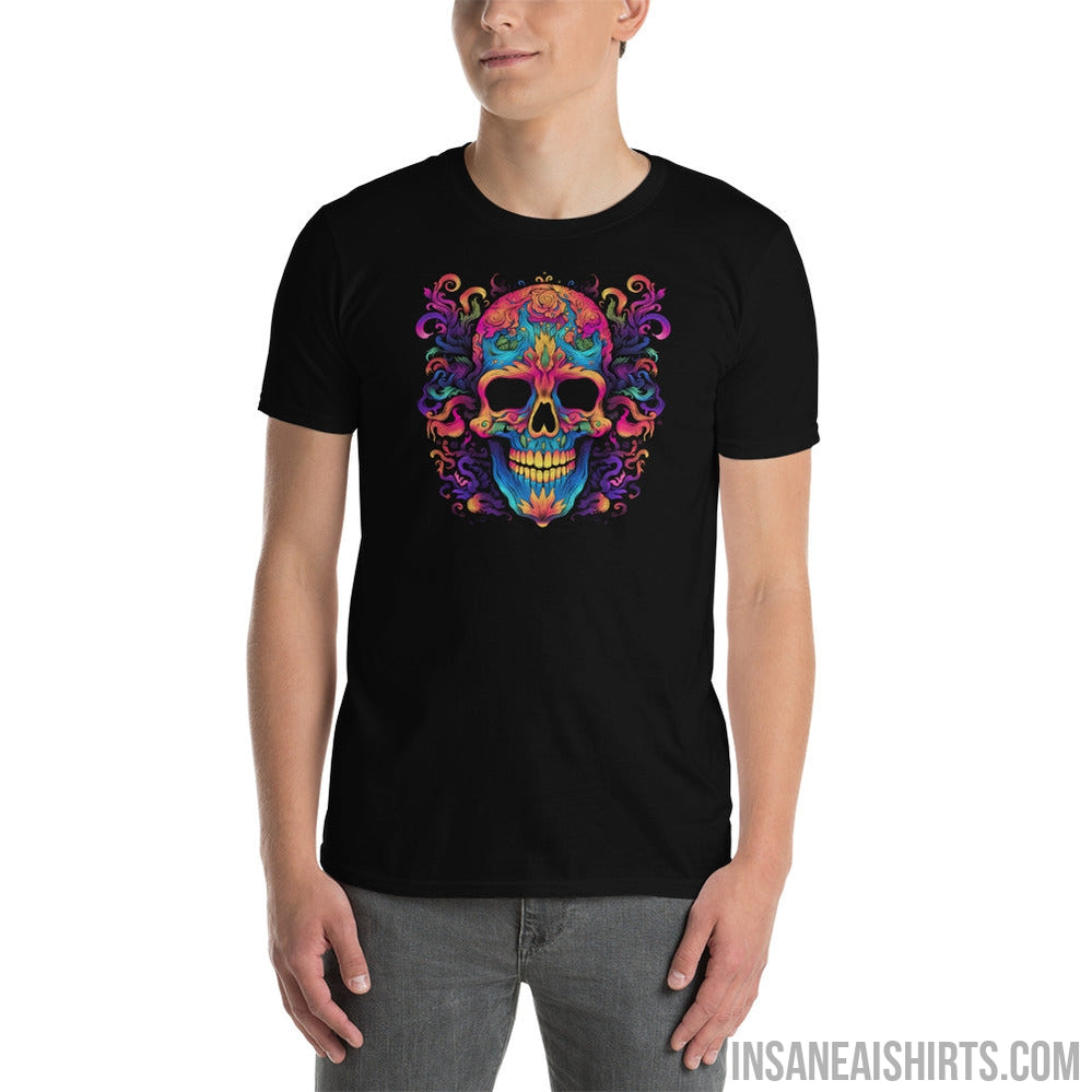 Insane AI Shirts- Psychedelic Skull Paisley