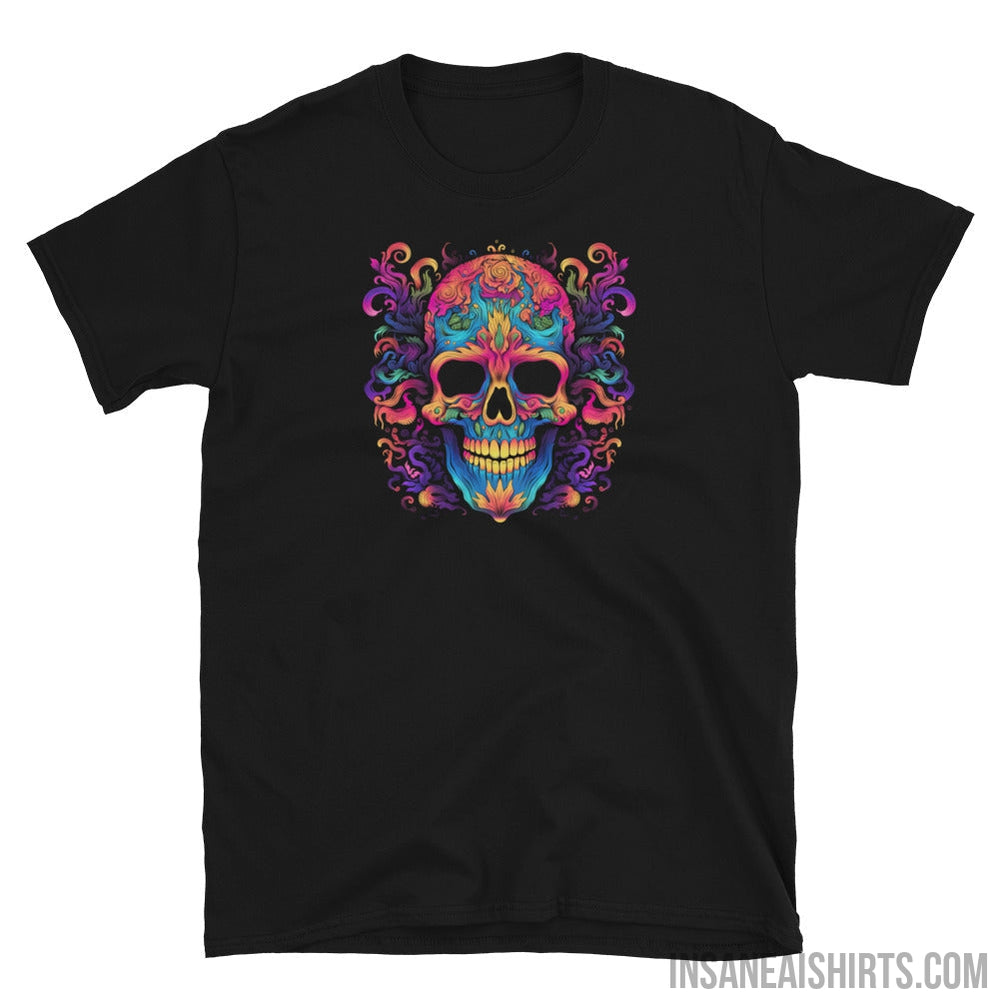 Insane AI Shirts- Psychedelic Skull Paisley