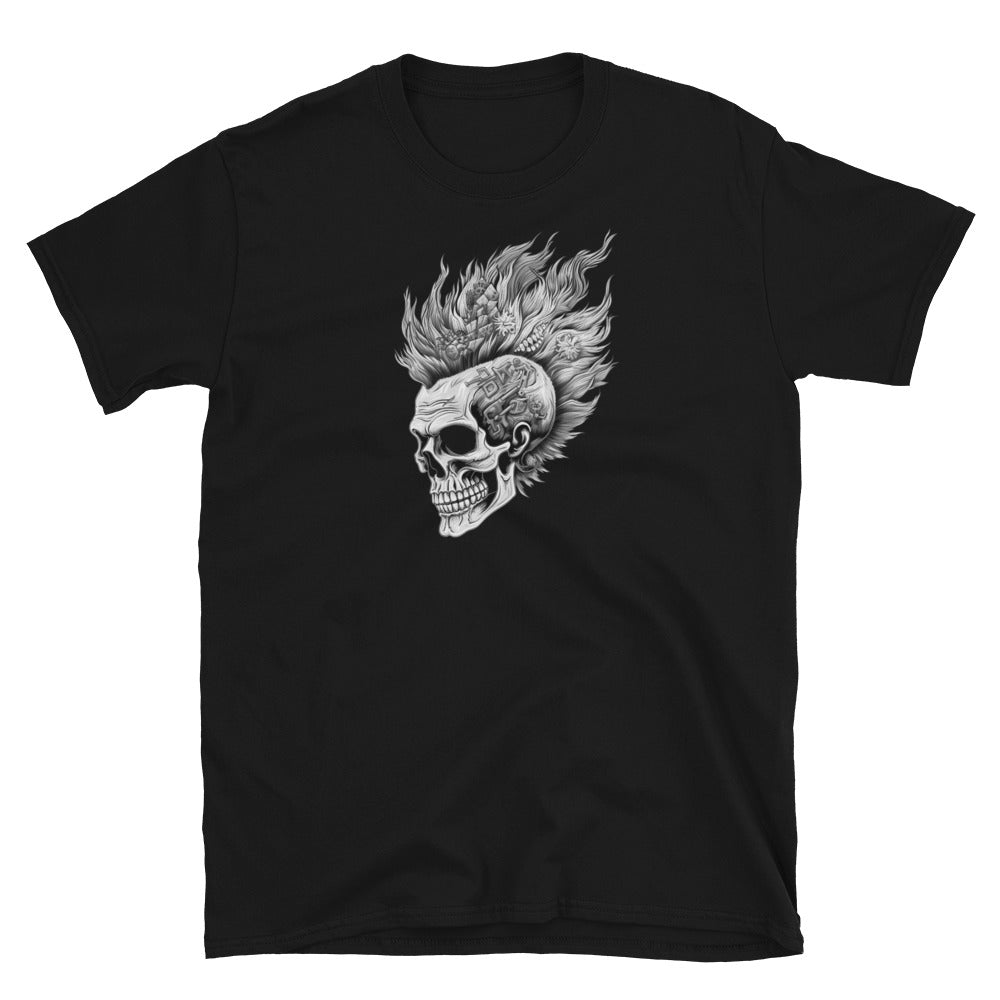 Insane AI Shirts- Psychedelic Skull Flowinghawk Metal