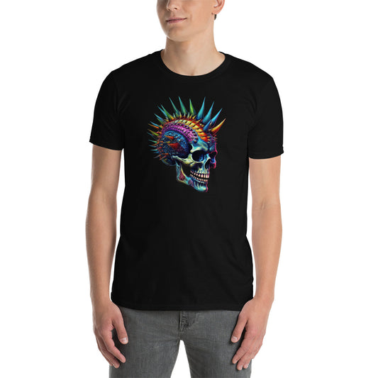 Insane AI Shirts- Psychedelic Skull Metal Spike