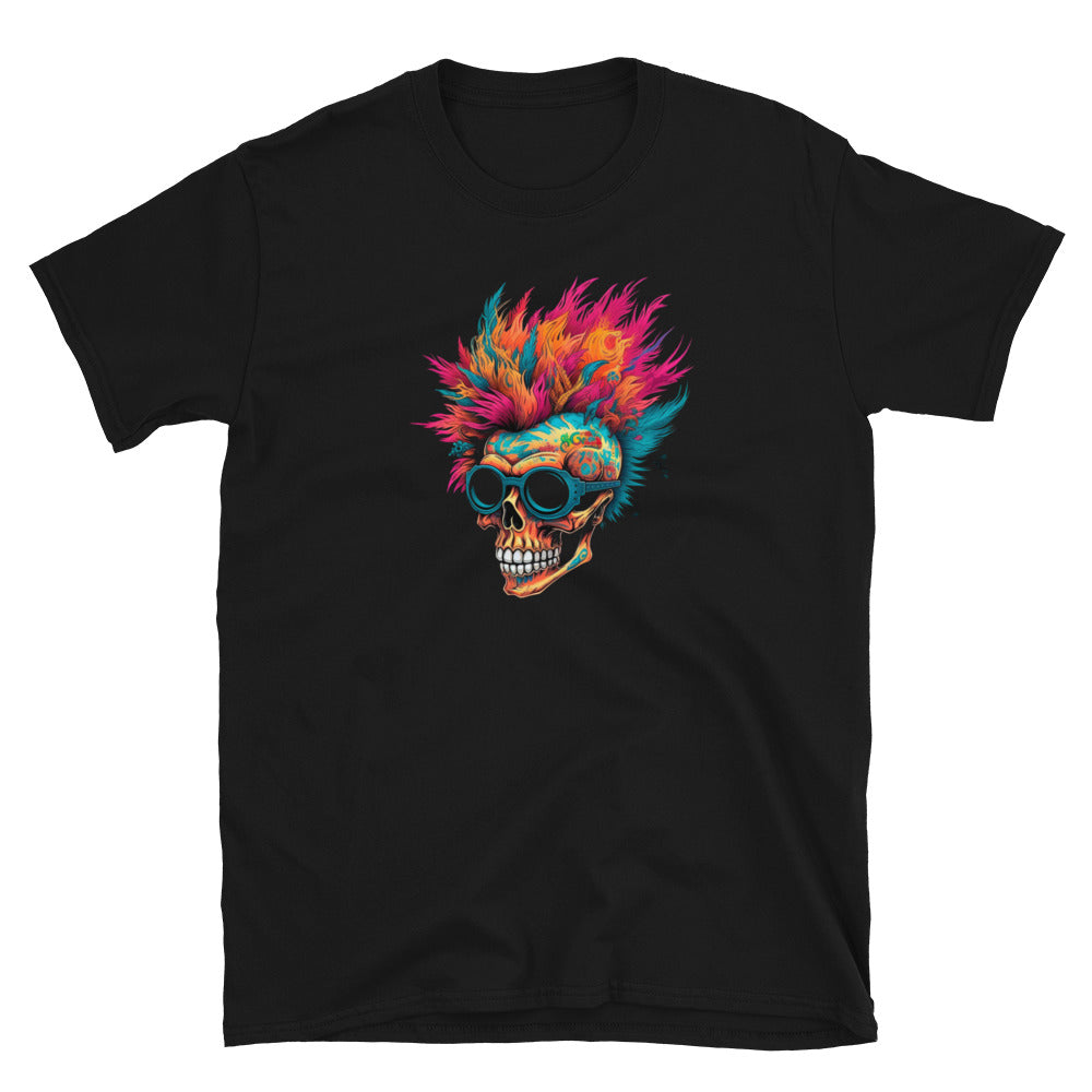 Insane AI Shirts- Psychedelic Skull Steampunk