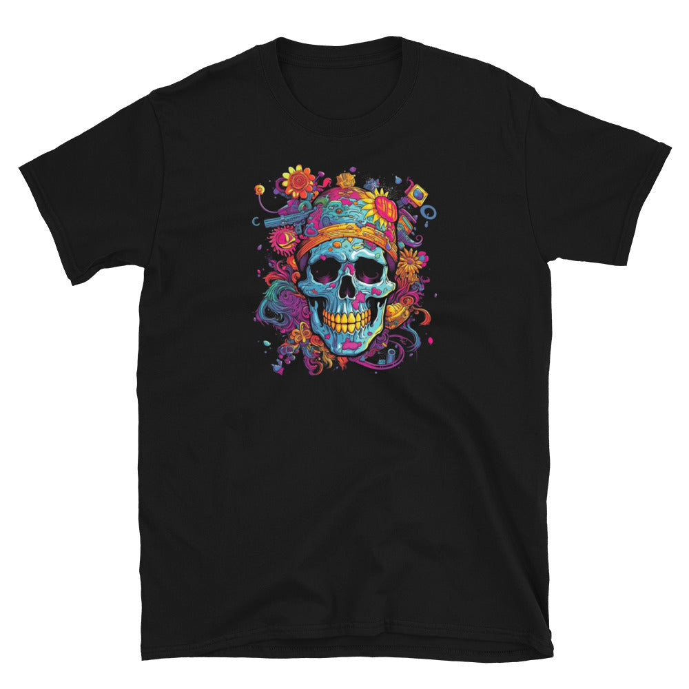 Insane AI Shirts- Psychedelic Skull Trippin